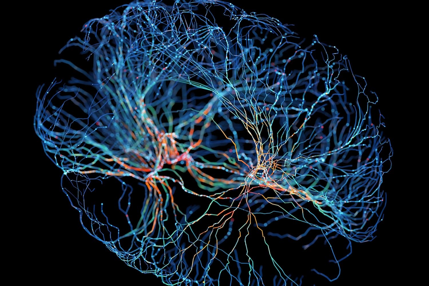 Neural network visualization representing KEA's field and data network